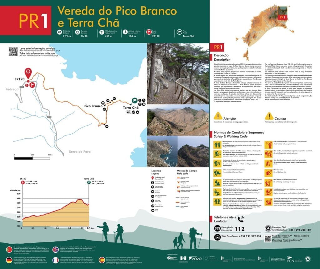 Wanderungen Porto Santo Madeira