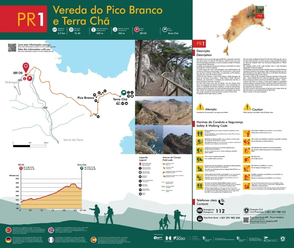 Wanderungen Porto Santo Madeira