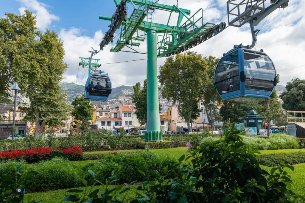 seilbahn cable car funchal
